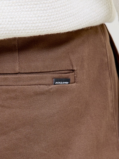 JACK & JONES Lærredsbukser 'JPSTKane JJDave' i 33/30 i brun, Produktvisning