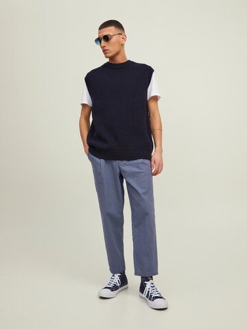 JACK & JONES Regular Pleat-front trousers 'Bill' in Blue