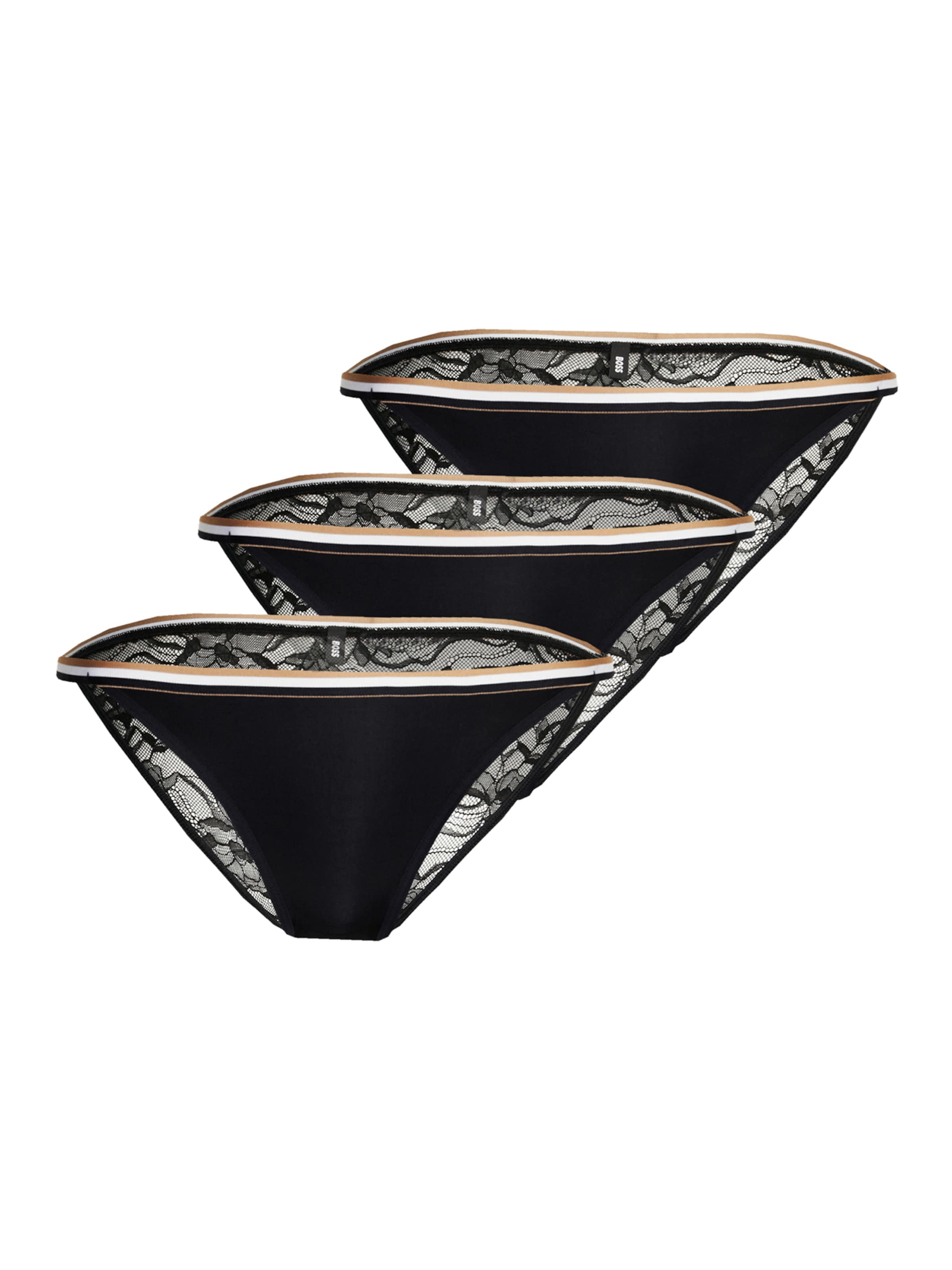 BOSS Kalhotky – černá: přední strana