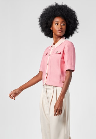 4funkyflavours Gebreid vest 'Keep Yourself Together' in Roze
