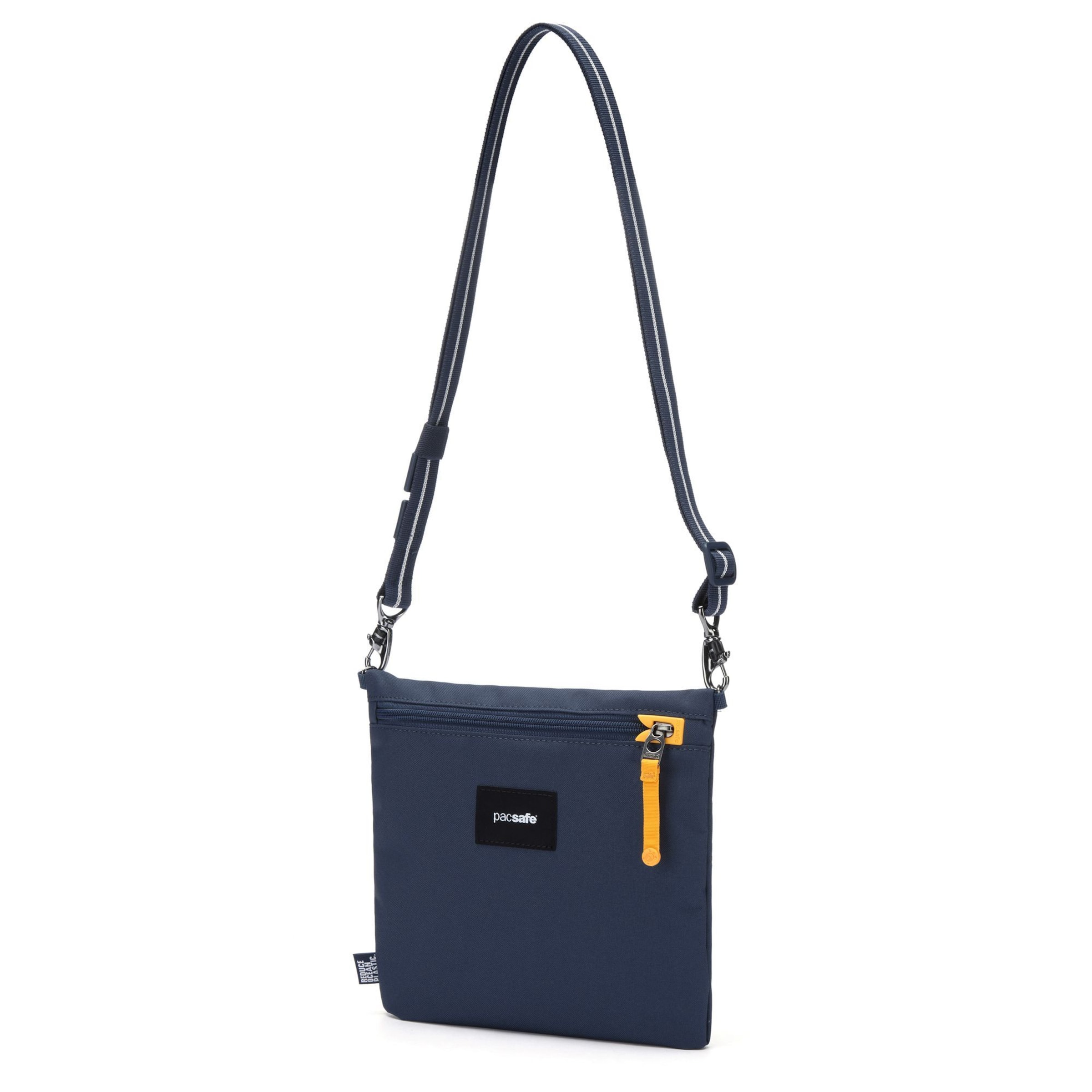 Borsa a tracolla di Pacsafe in blu