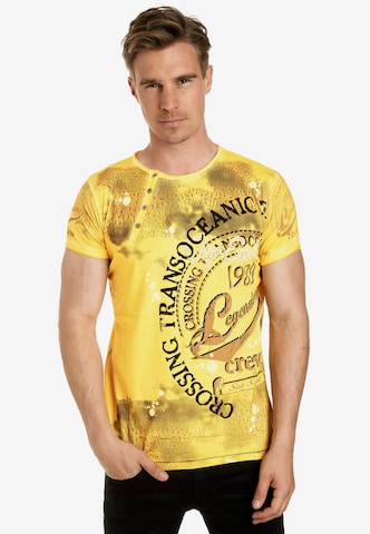 Rusty Neal T-Shirt in Gelb: predná strana