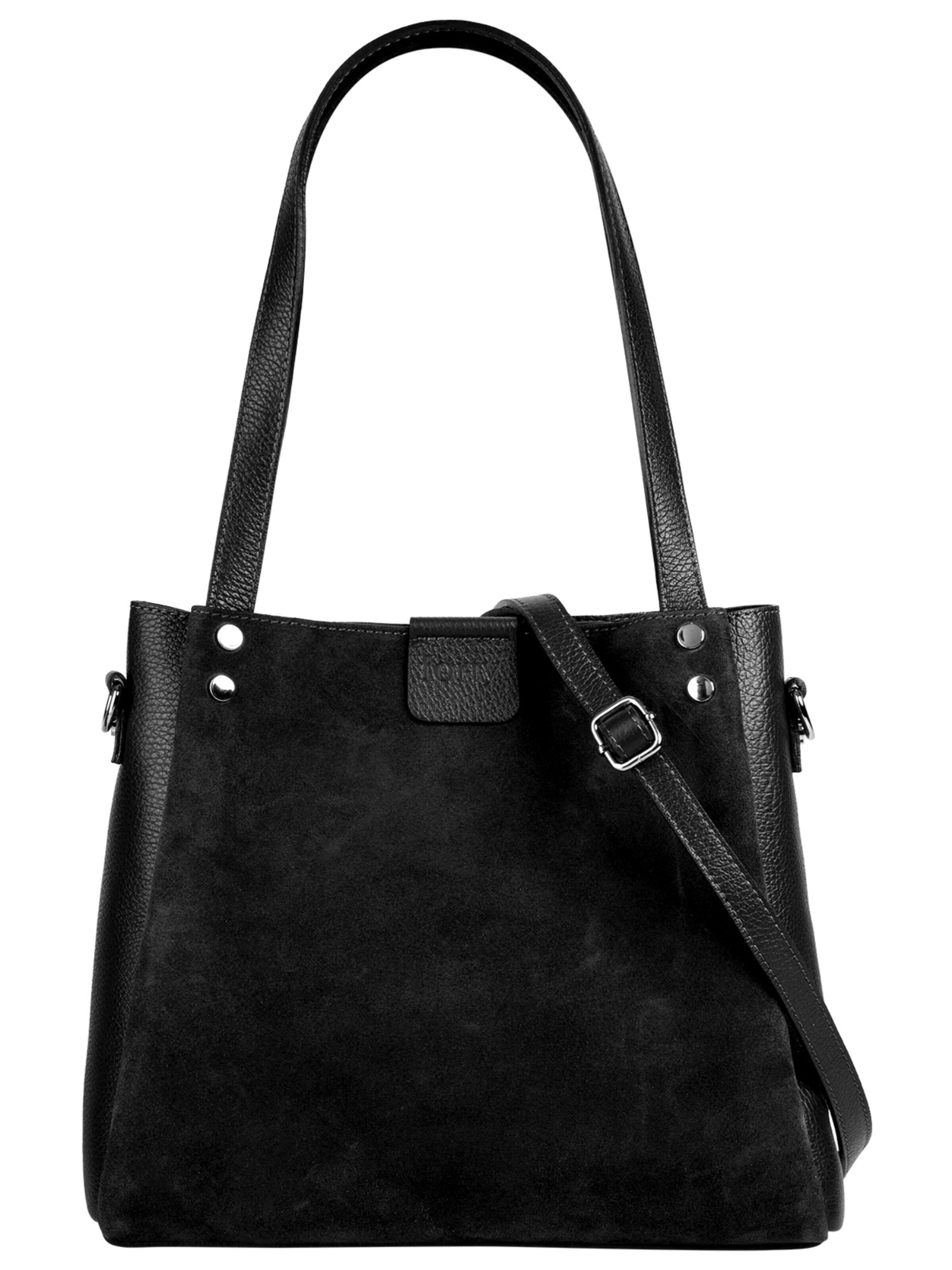 Cabas forty° en noir : devant