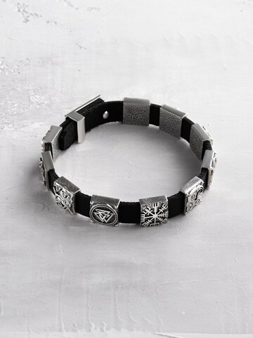 REYTEL - Pulsera 'VIKINGS MIDGAR' en plata