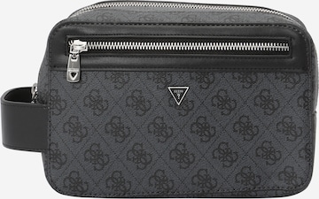 GUESS Kulturtasche 'LOSANNA BEAUTY CASE DOUBLE COM' in Schwarz: Vorderseite