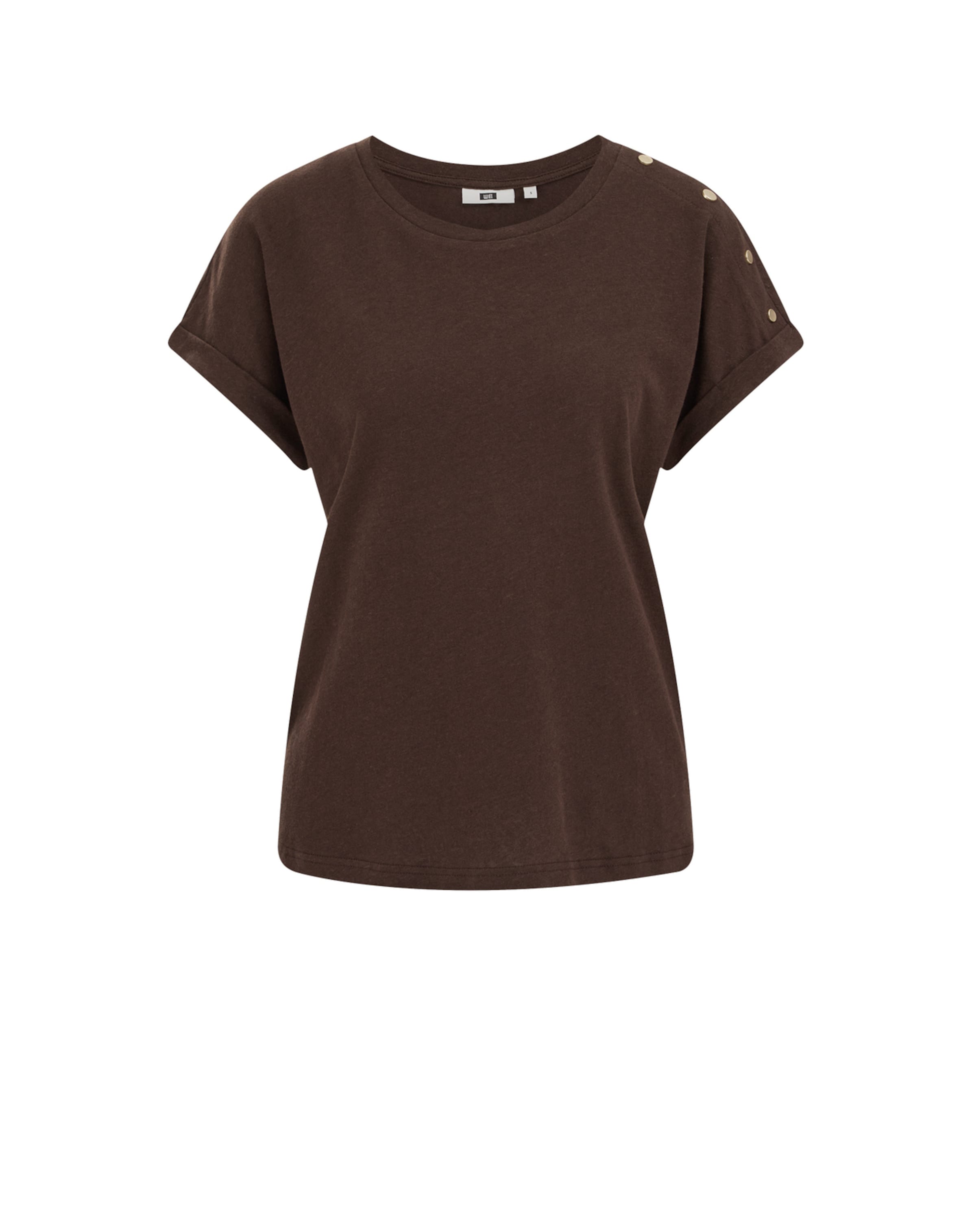 WE Fashion Koszulka w kolorze brązowy: przód