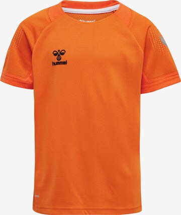 T-Shirt fonctionnel 'Poly' Hummel en orange : devant