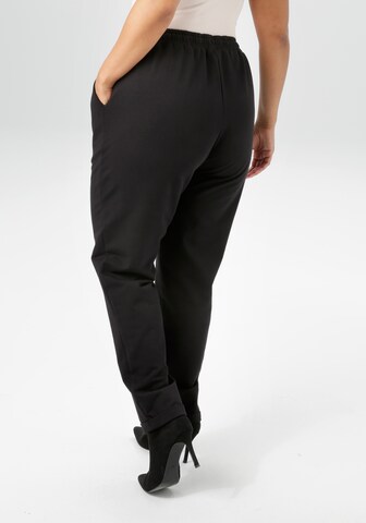 Aniston Regular Hose in Schwarz