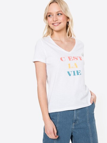 Designers Society Shirt 'CAMISETA PERSEA' in Wit: voorkant