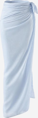 Emilie collection - Toalla de playa 'Pareo sarong viscose' en azul: frente