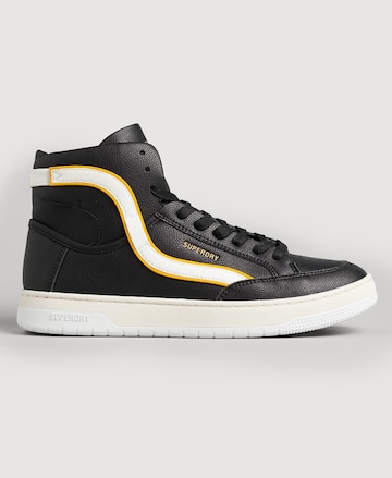 Superdry Sneaker 'VINTAGE VEGAN BASKET HIGH TOP' in Schwarz: predná strana