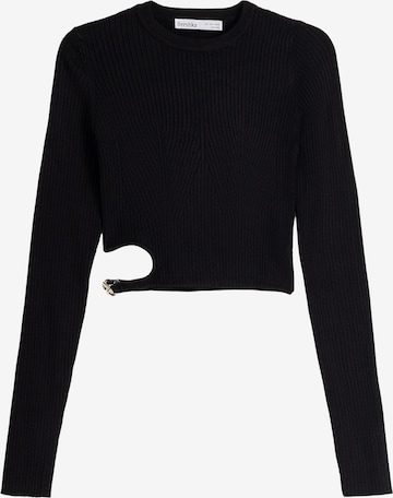 Bershka Sweater in Black: front