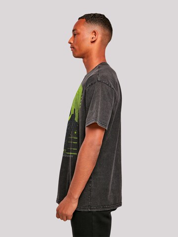 F4NT4STIC Shirt 'Buzz Lightyear Buzz Tech Panel' in Zwart