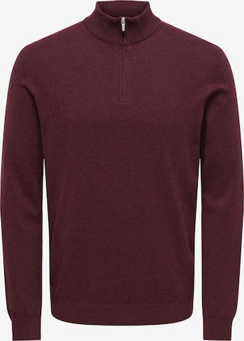 Pullover 'ONSLoui' di Only & Sons in rosso: frontale