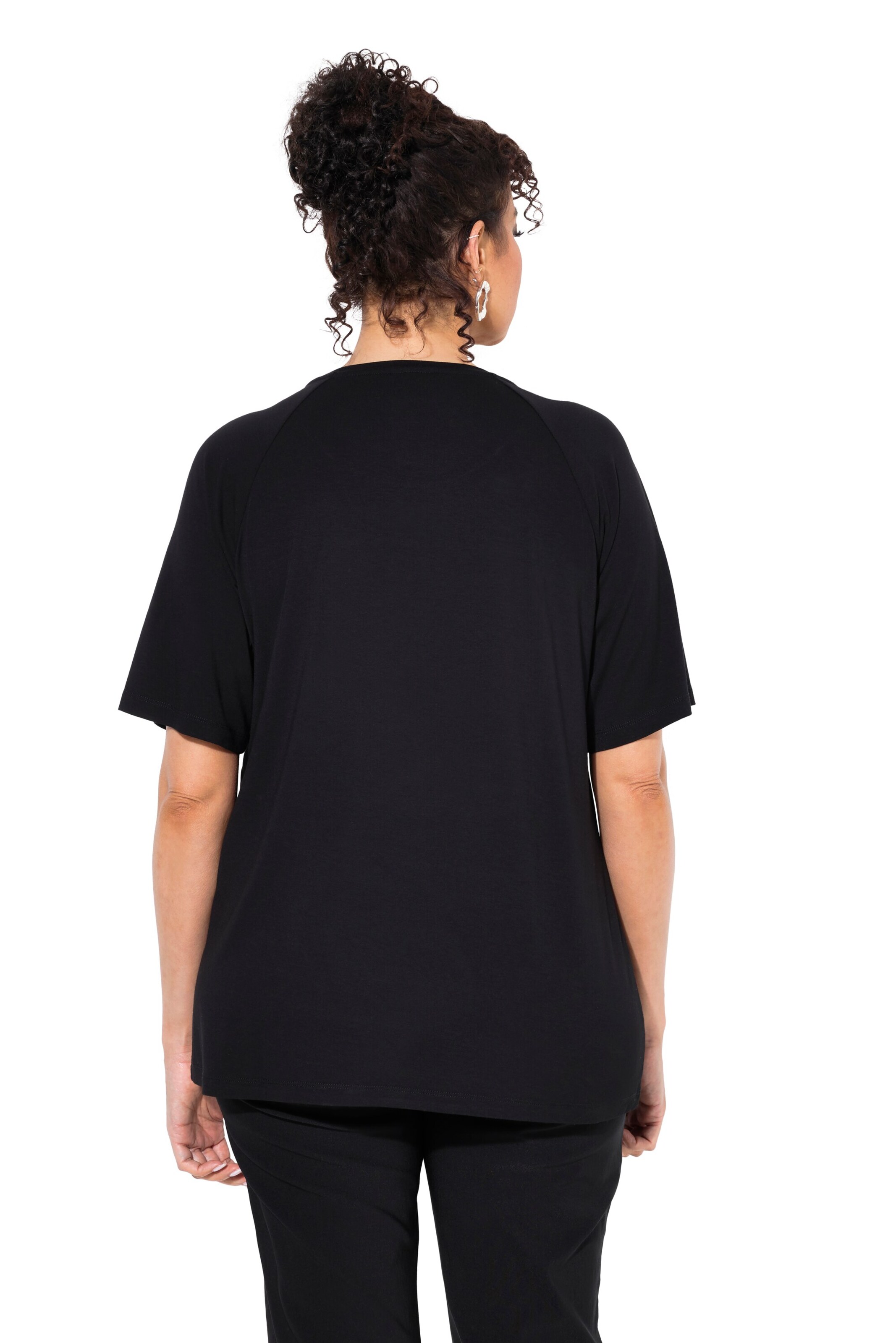 Ulla Popken Shirt in Zwart