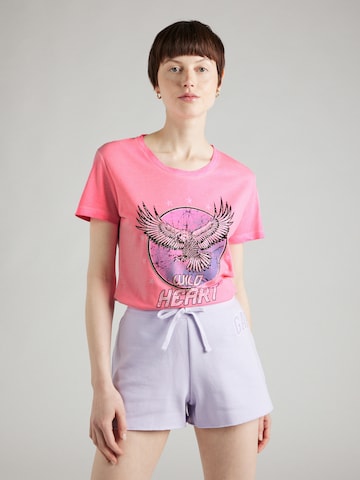 Key Largo Shirt 'TWILIGHT' in Pink: front
