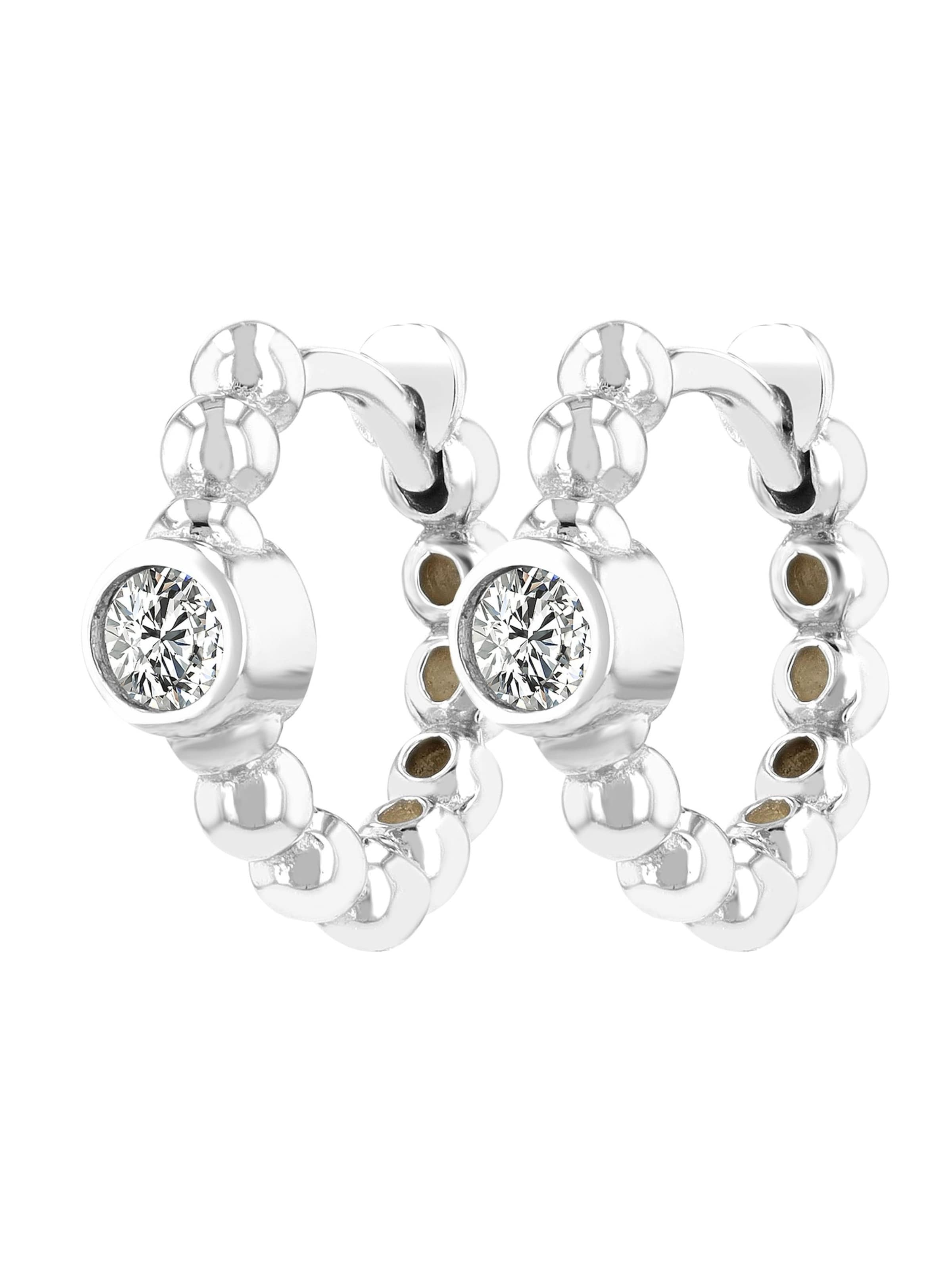 Akzent Earrings 'Yumi, 925 Sterlingsilber, langlebig' in Silver