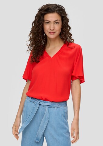 s.Oliver Bluse in Rot: Vorderseite