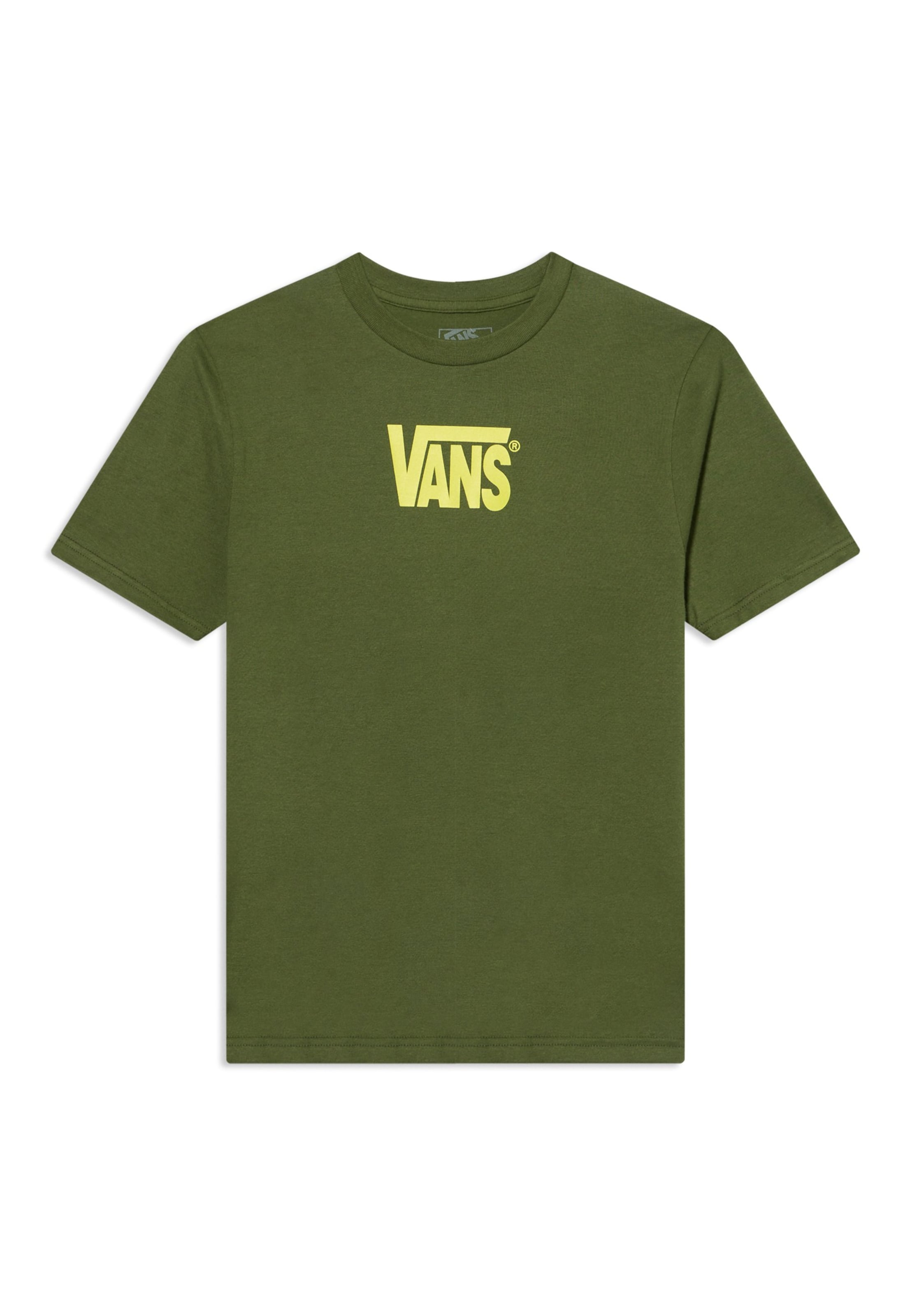 VANS - Camiseta en verde: frente