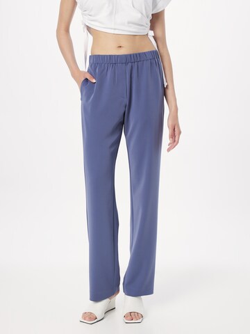 Samsøe Samsøe Loose fit Trousers 'Hoys' in Blue: front