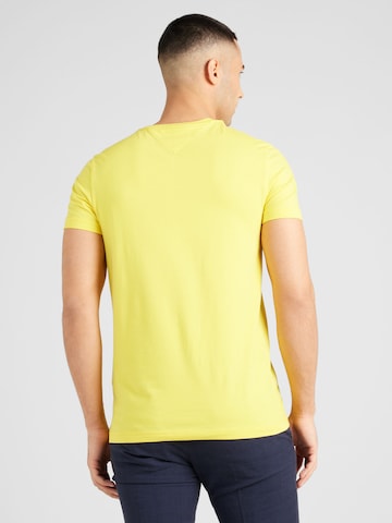 Coupe slim T-Shirt TOMMY HILFIGER en jaune