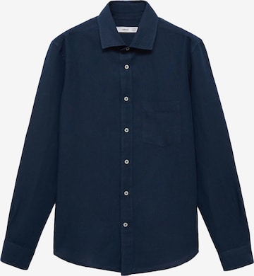 MANGO MAN Regular Fit Hemd 'Avispa' in Blau: Vorderseite