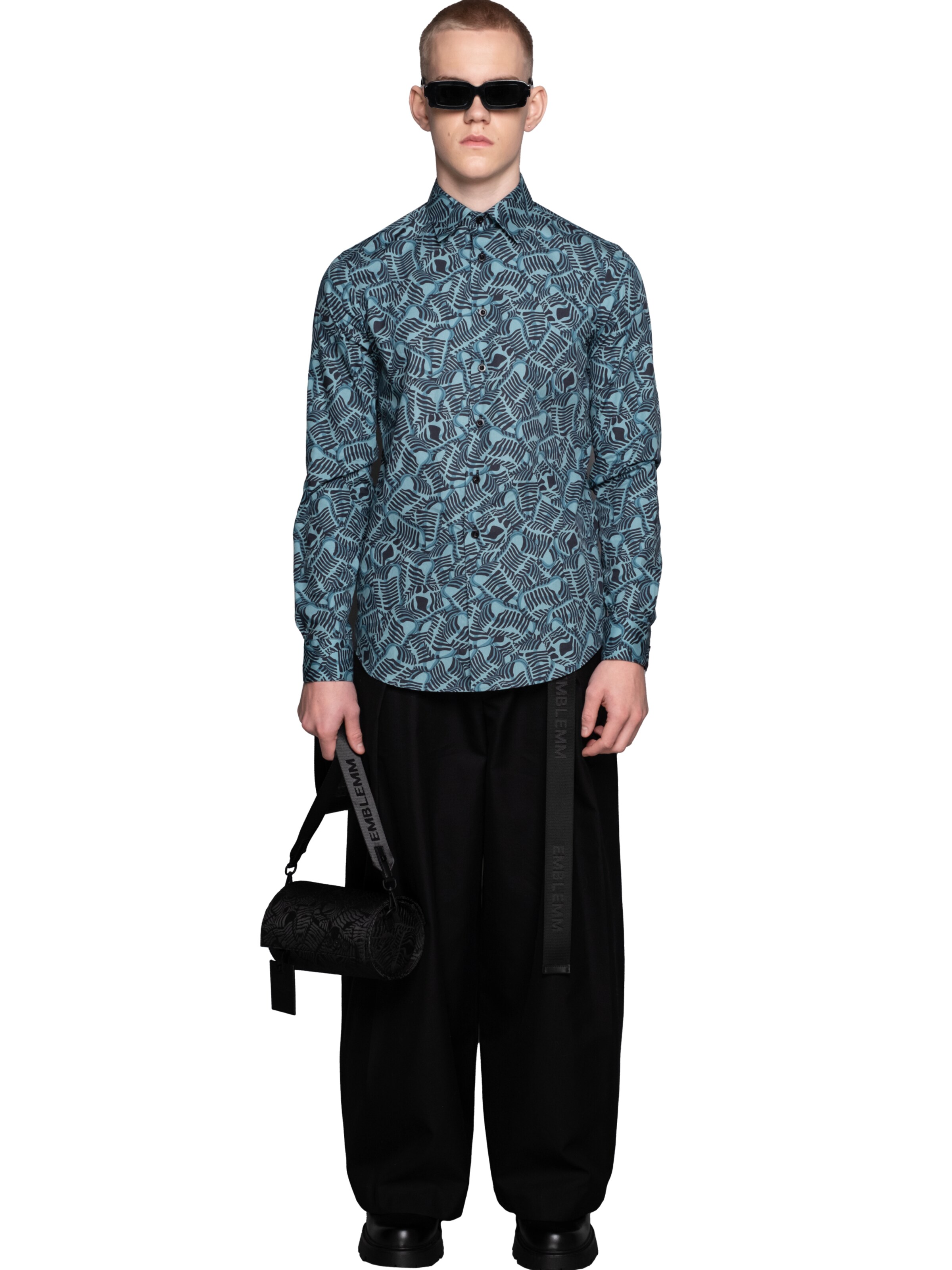 EMBLEMM Schoudertas 'Up My Sleeve' in Zwart