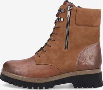 REMONTE Lace-Up Ankle Boots in Brown