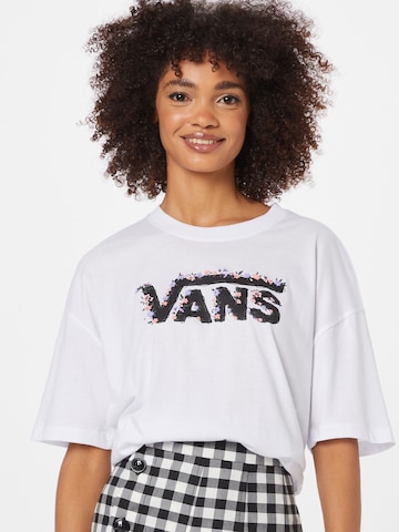 VANS Shirt in Wit: voorkant