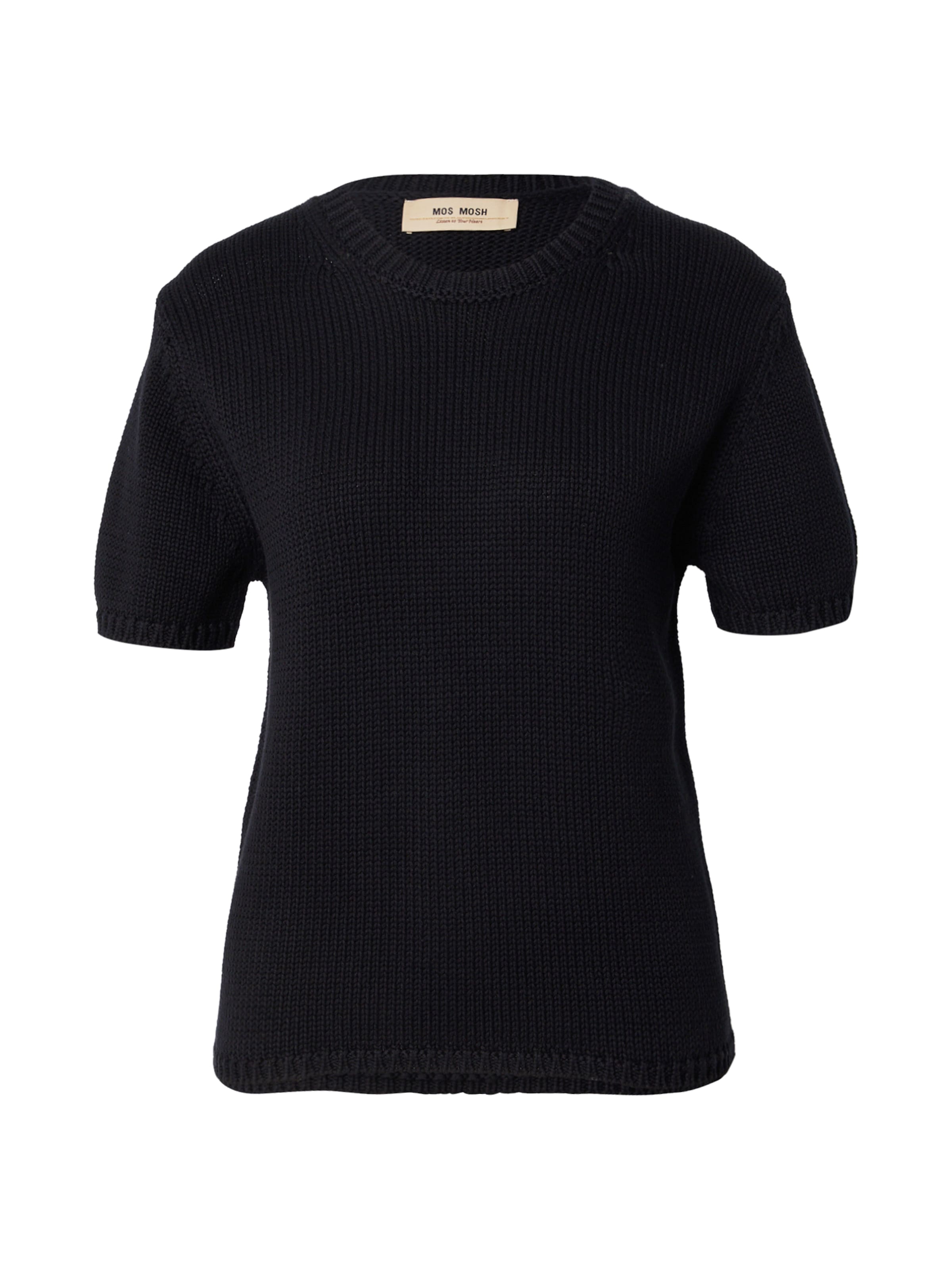 MOS MOSH Pullover 'MMArin' in Schwarz: Vorderseite
