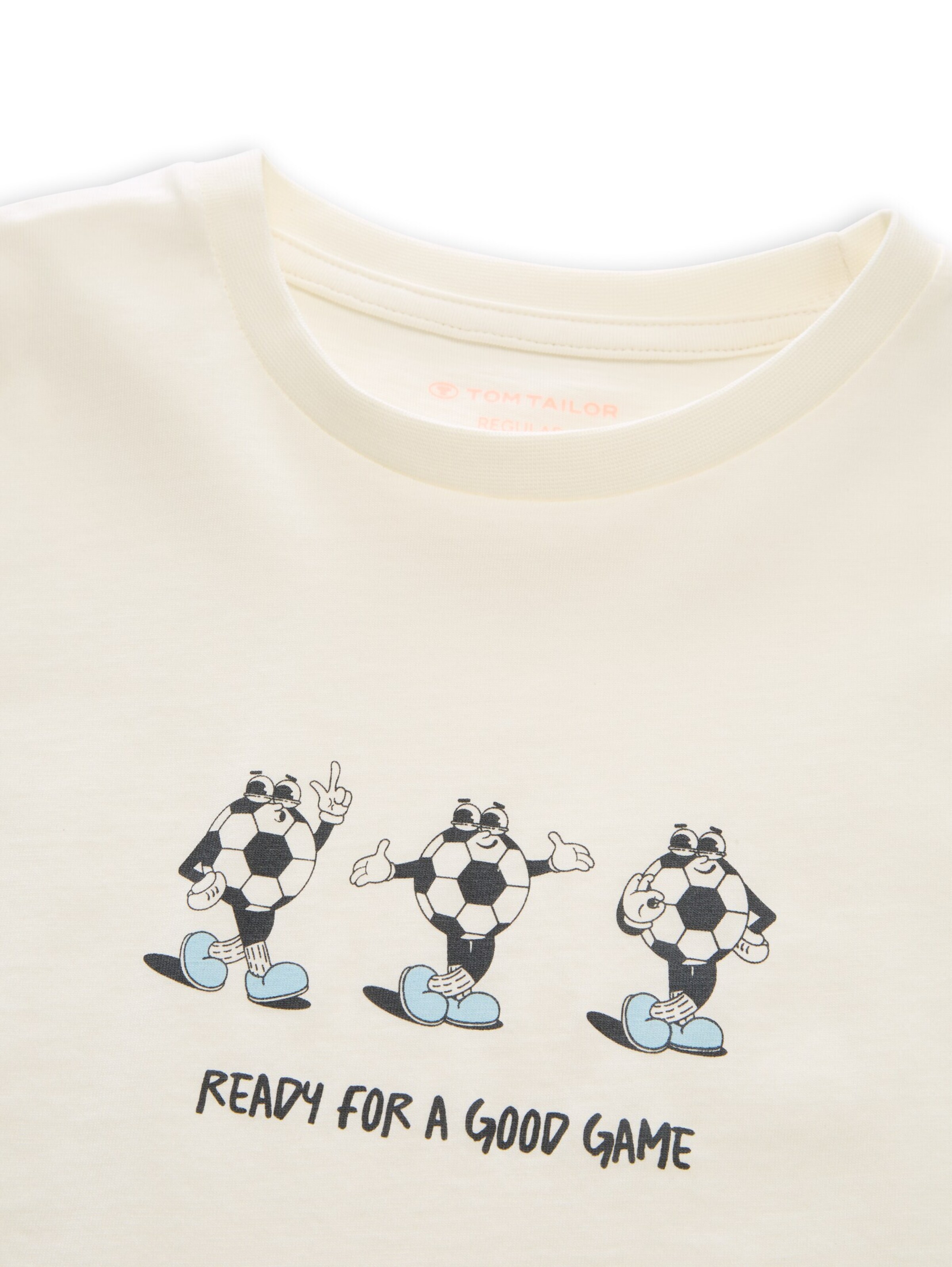 TOM TAILOR T-Shirt in Weiß