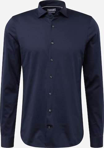 Michael Kors Slim fit Overhemd 'PERFORMANCE' in Blauw: voorkant