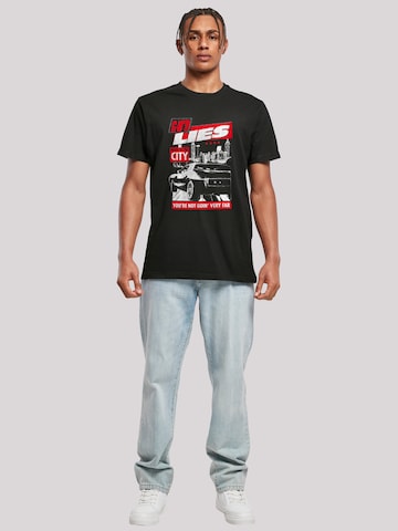 F4NT4STIC T-Shirt 'Guns N' Roses Lies City Rock Music' in Schwarz