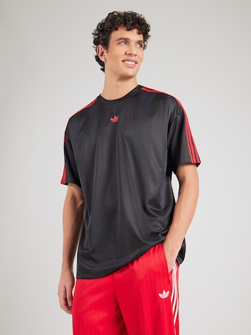 ADIDAS ORIGINALS T-shirt 'Adicolor' i svart: framsida