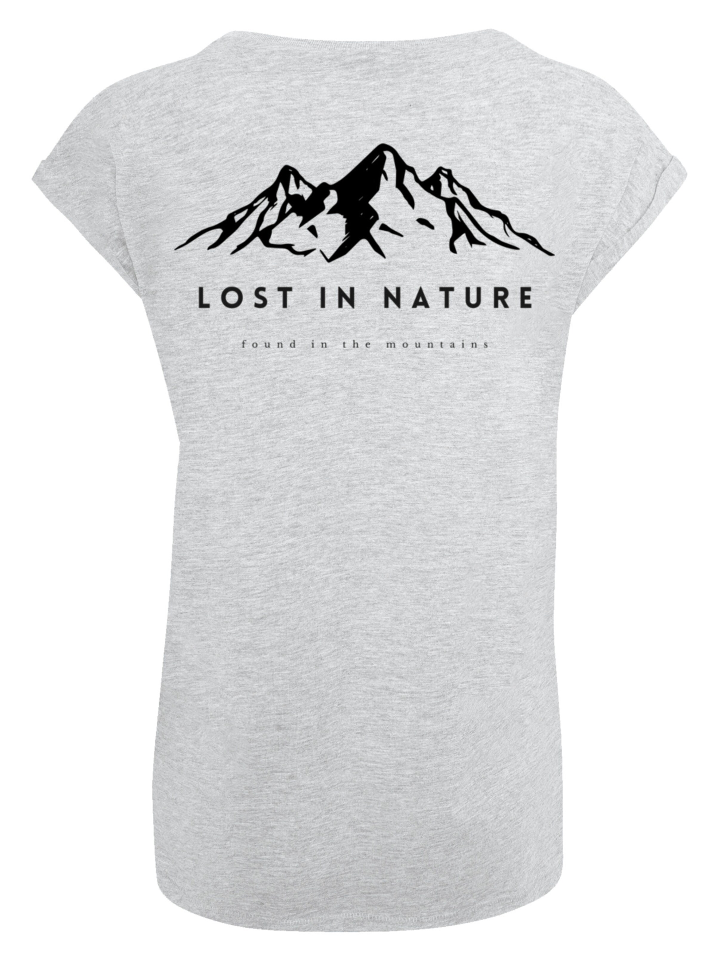 F4NT4STIC Shirt 'Lost in nature' in Grau
