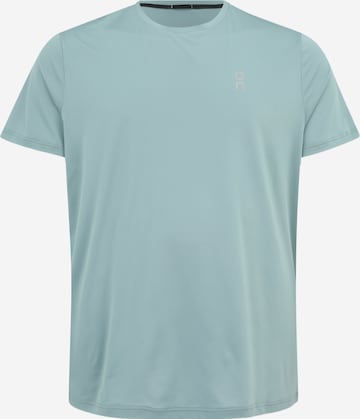 On Performance shirt in Blue: front