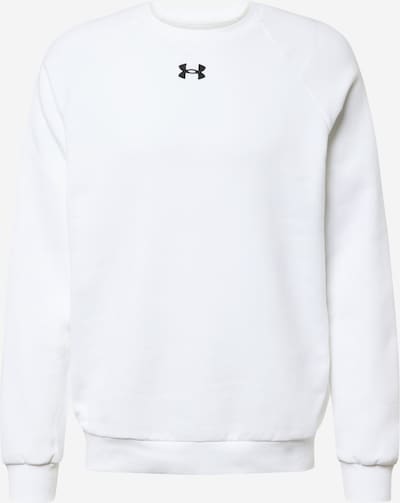 UNDER ARMOUR Athletic Sweatshirt 'Rival' in Black / White, Item view