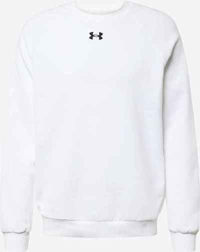 UNDER ARMOUR Sports sweatshirt 'Rival' in Black / White, Item view