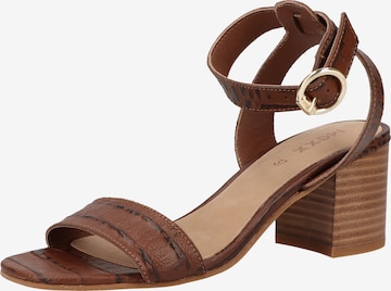 MEXX Sandalen met riem in Bruin: voorkant