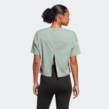 ADIDAS PERFORMANCE Functioneel shirt 'Icons 3 Bar' in Groen