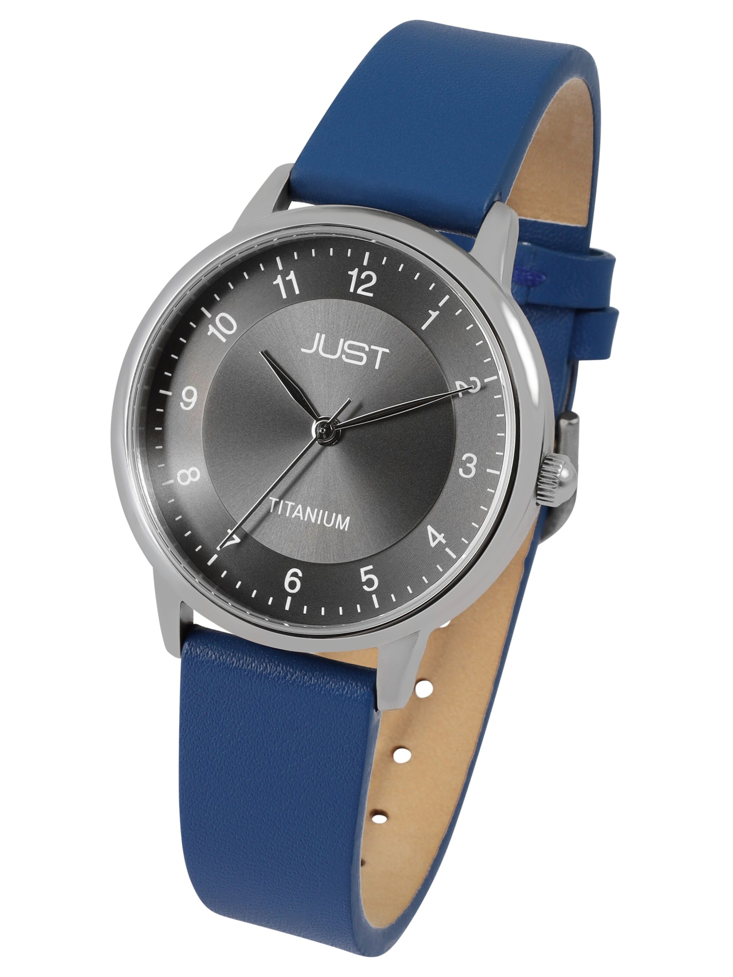 JUST Analog Watch 'Della, 5 ATM' in Blue: front