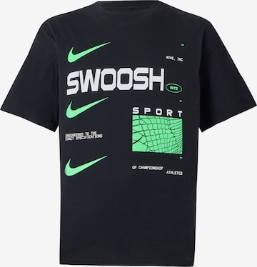 Nike SportswearMajica 'M90 SWOOSH' - crna boja: prednji dio