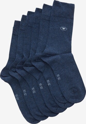 Chaussettes TOM TAILOR en bleu : devant