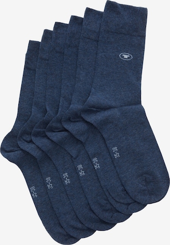 TOM TAILOR Sokken in Blauw: voorkant