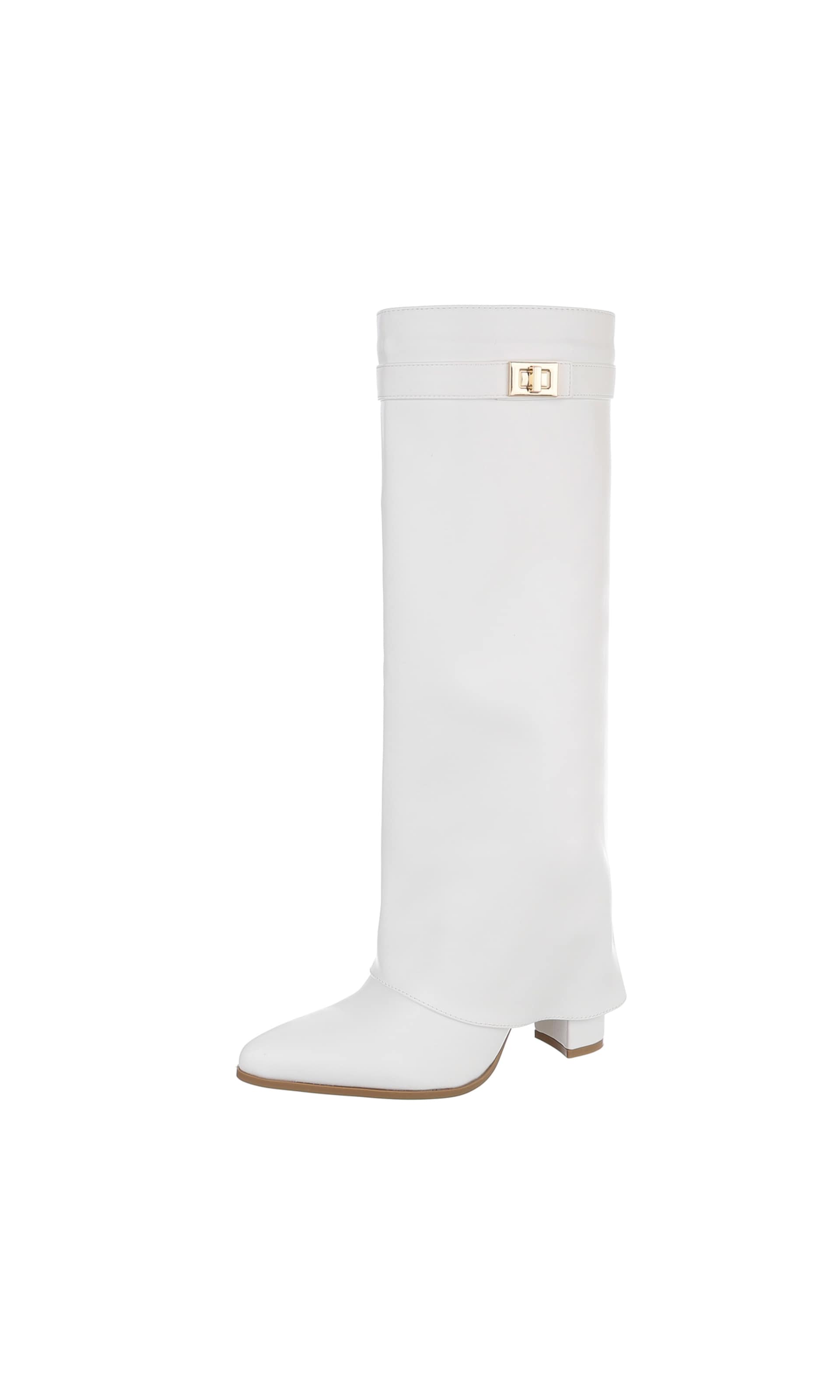 Ital-Design Boots in Gold / White, Item view
