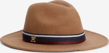 TOMMY HILFIGER Hat in Brown: front