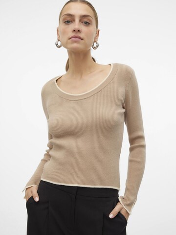 VERO MODA Trui 'Joan' in Beige