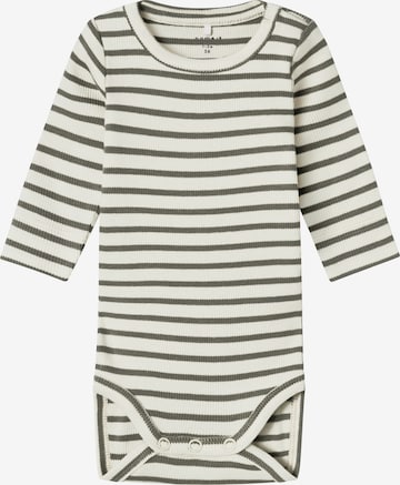 Barboteuse / body 'Bani' NAME IT en beige : devant