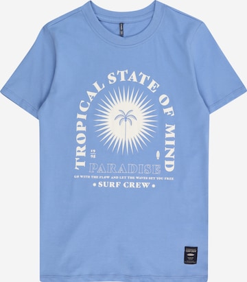T-Shirt 'MEENU' KIDS ONLY en bleu : devant