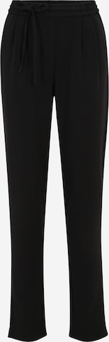 Vero Moda Tall Regular Pleat-Front Pants 'ELORA' in Black: front